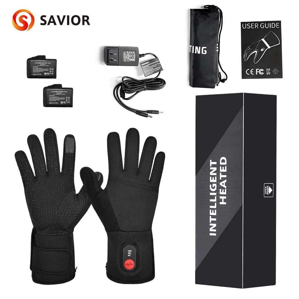 Snow Deer Heated Waterproof Gloves Touchscreen Motorcycle