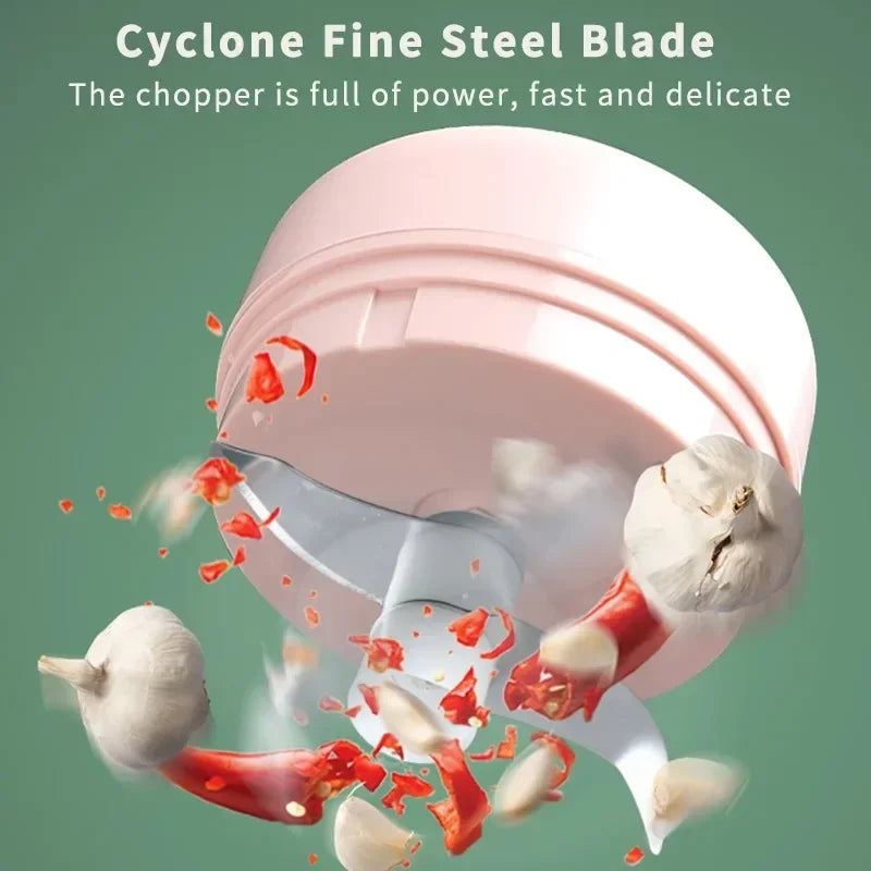 Fruit And Vegetable Garlic Crusher Mini Wireless USB Chopper