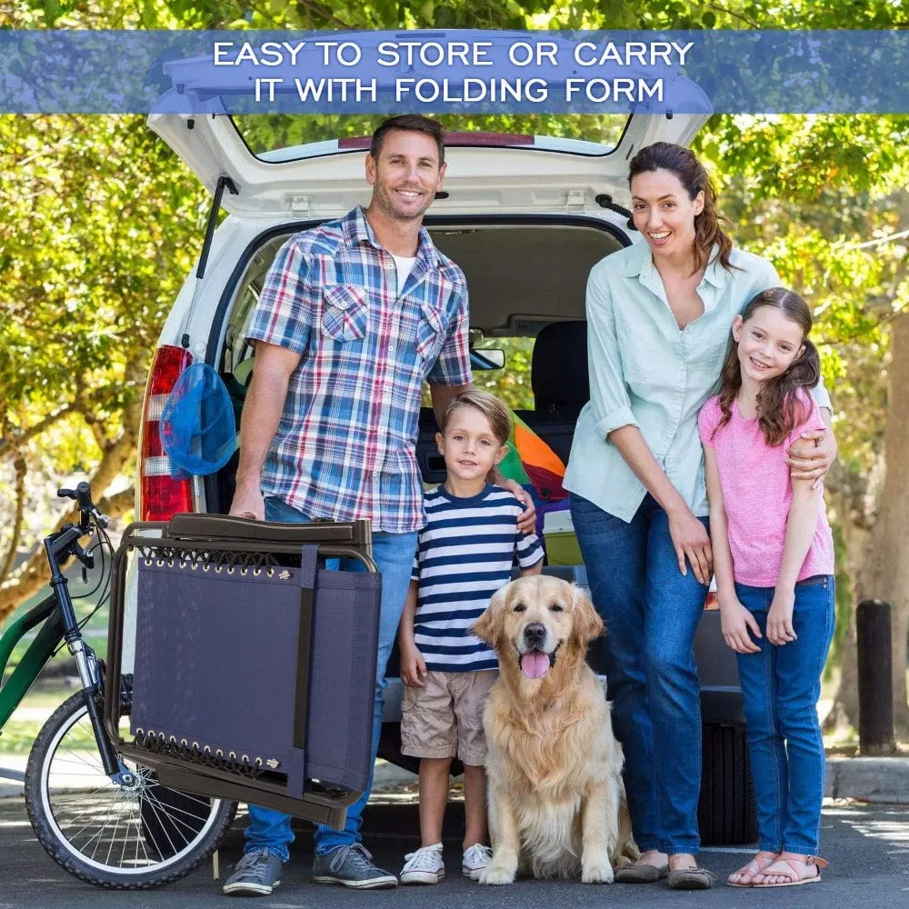 Patio Outdoor Folding Lounge Chair With Cup Holder Pillows