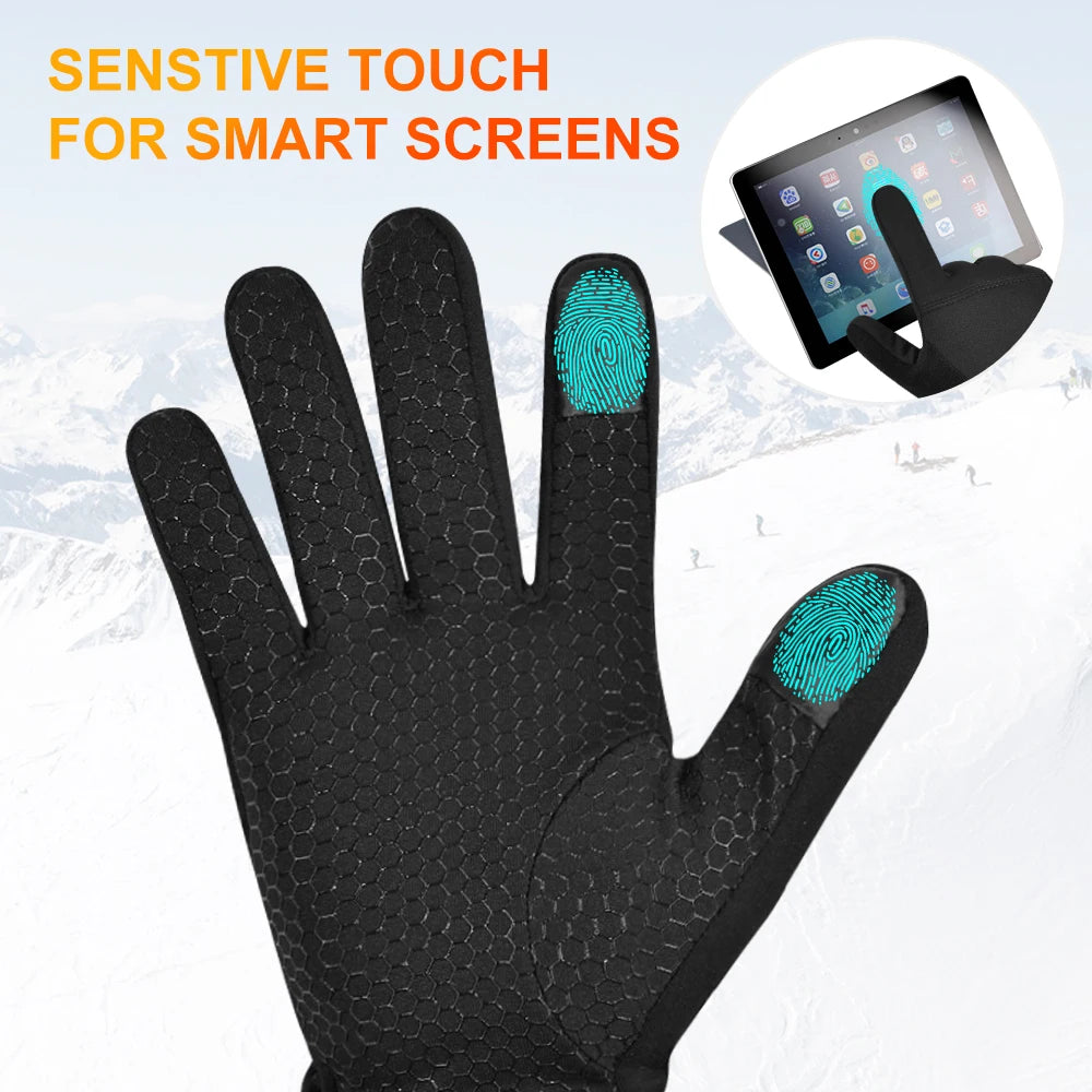 Snow Deer Heated Waterproof Gloves Touchscreen Motorcycle