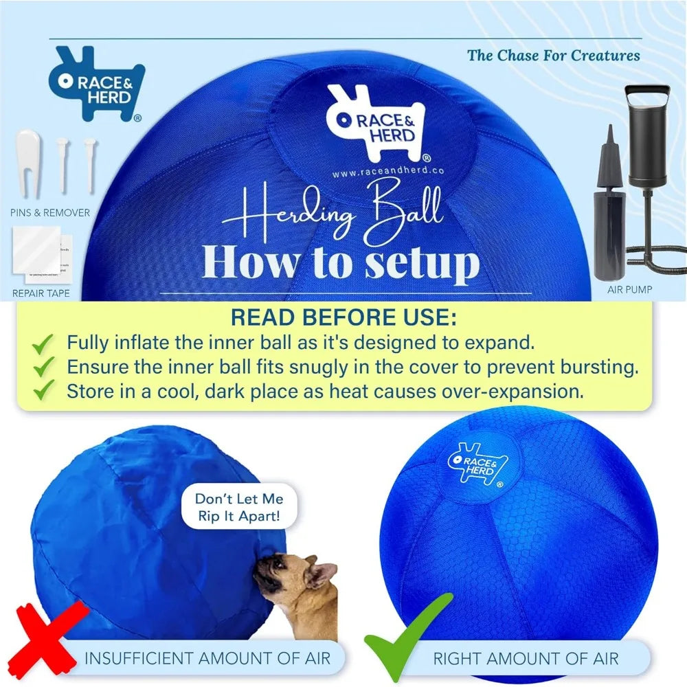 Original 22 Inch Dog Herding Ball
