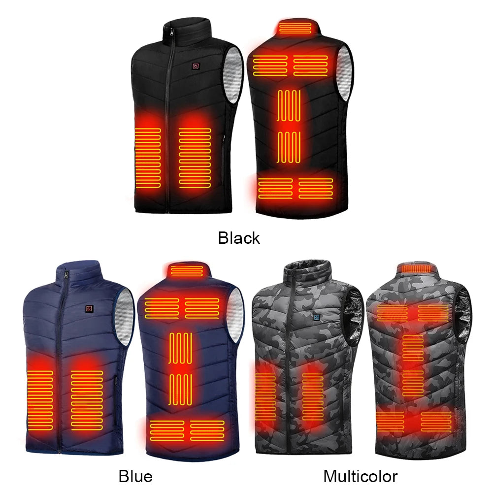 Sikiwind 9 Areas Heated Vest Jacket for Men and Women
