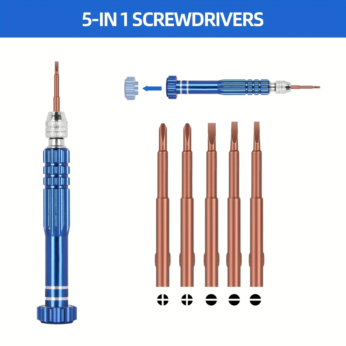 Professional Watch Repair Kit 224 Piece Battery Replacement Tool Set