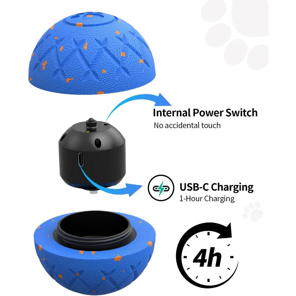 Schitec Smart Interactive Dog Ball Toy Autonomous Ball