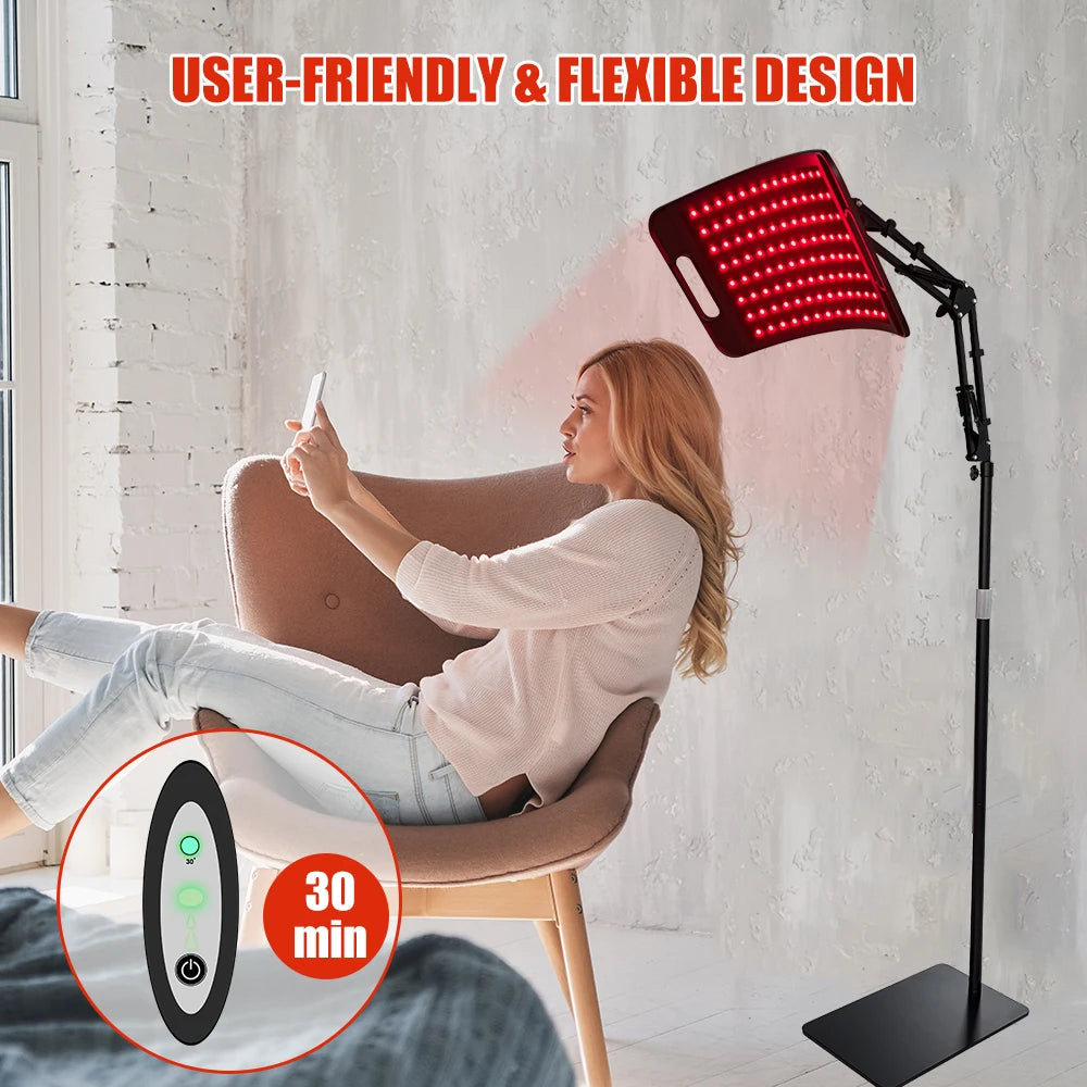 Near Infrared Light Therapy Panel 660nm 850nm With Adjustable Stand