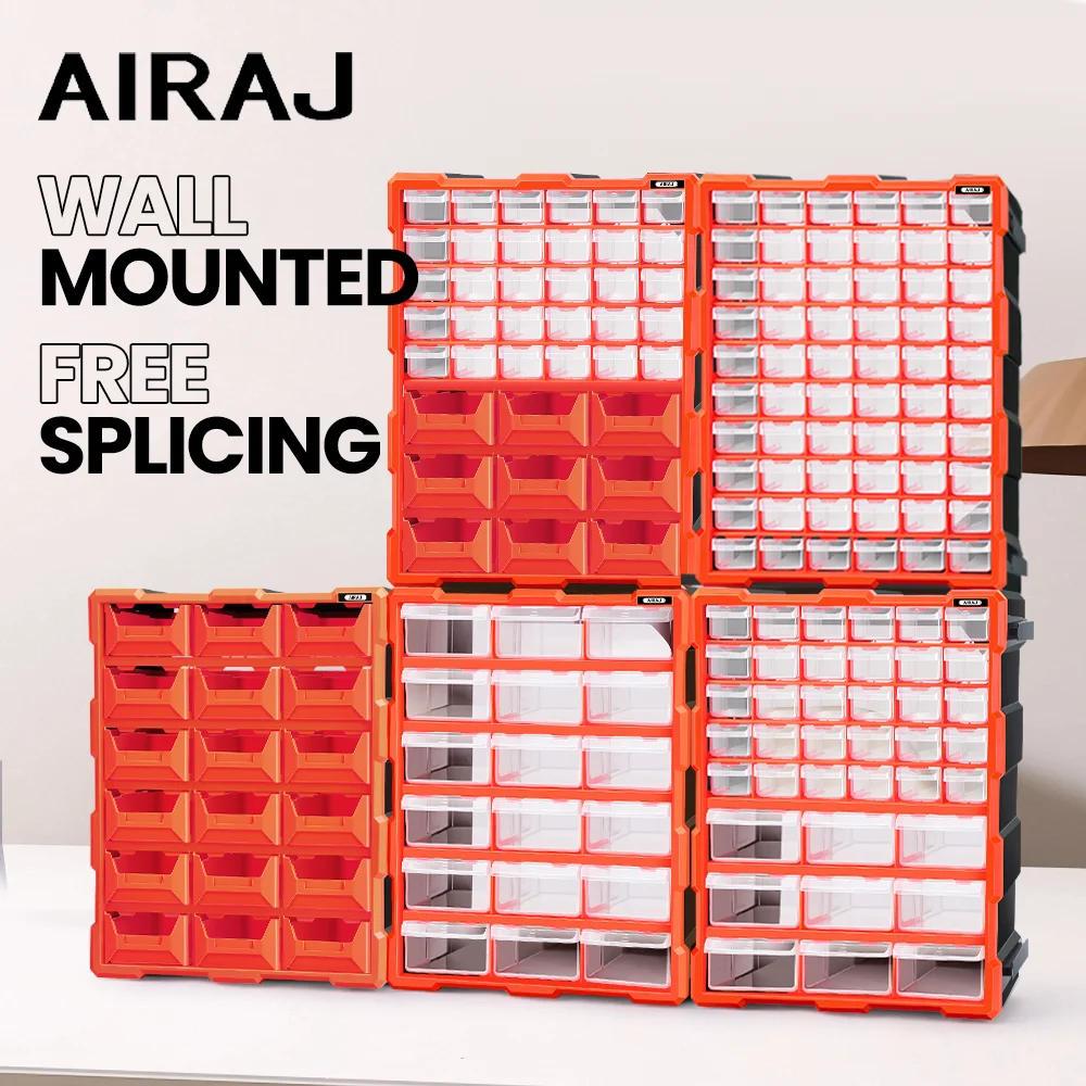 AIRAJ HeavyDuty Polypropylene Drawer Storage Cabinet Organizer DesignedFor BeadLego