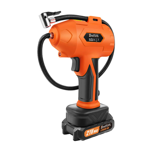 Tire Inflator Air Compressor 21V Battery Pack 180PSI