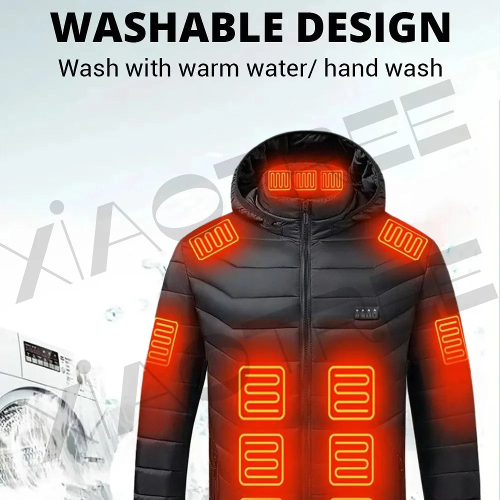 XIAOTREECN Heated Jacket for Men and Women USB Thermal Clothing