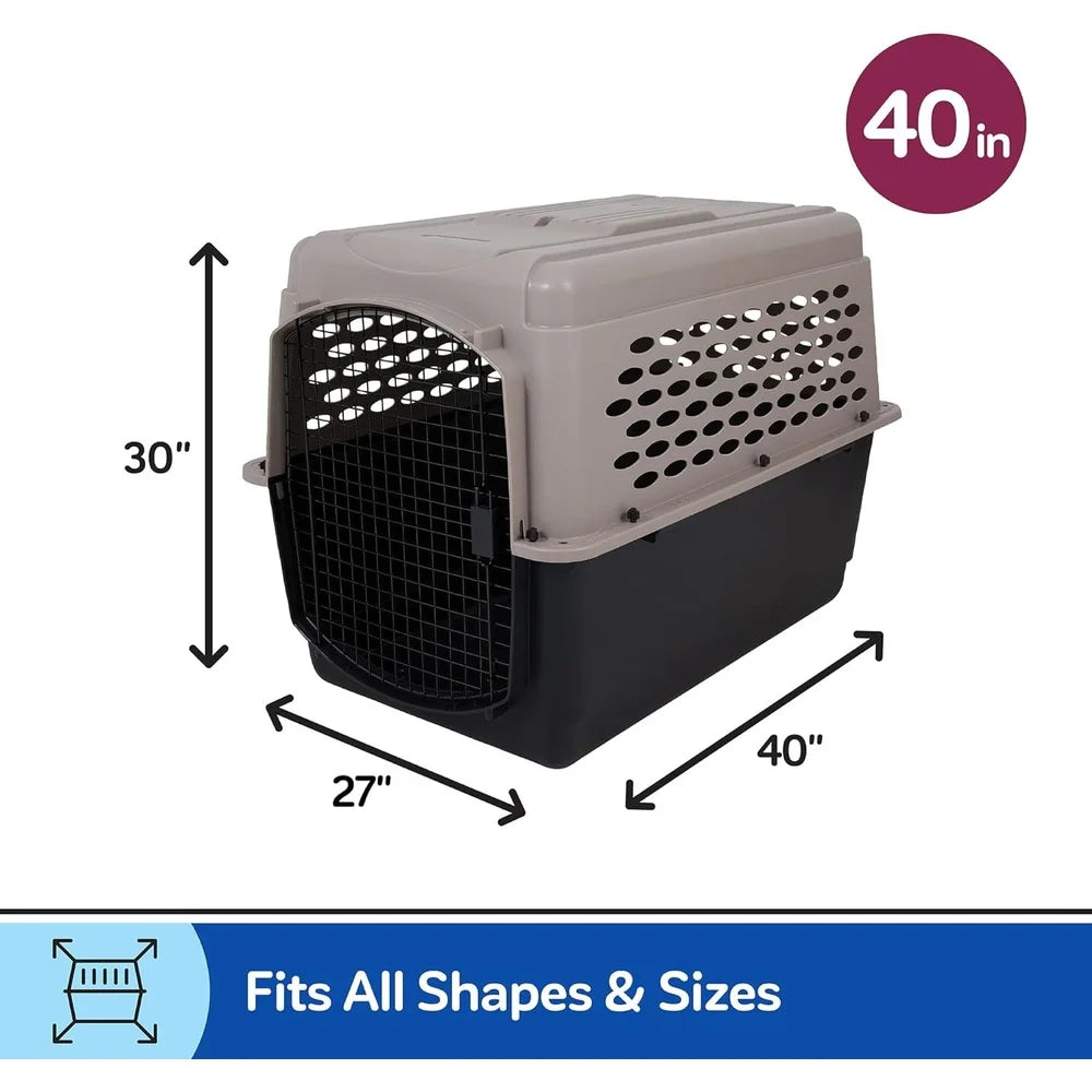 Plastic Dog Kennel Heavy Duty Portable Airline Crate