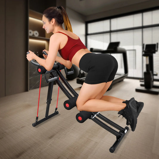 GIKPAL Foldable Ab Machine For Home Gym Core Training