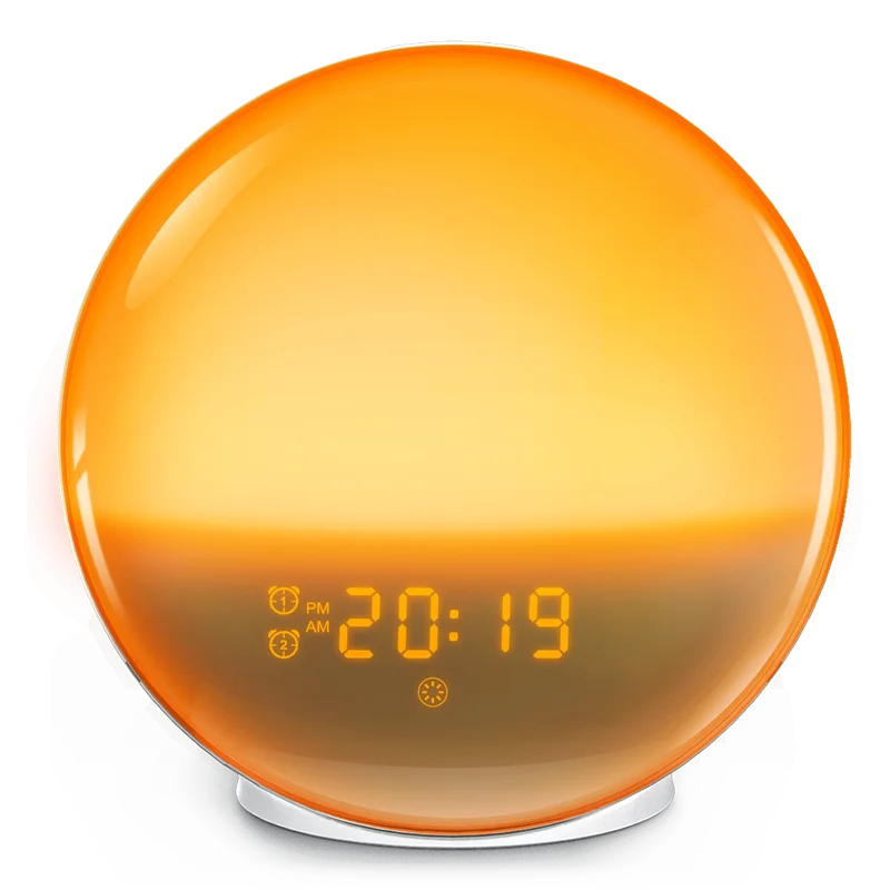 Sunrise Alarm Clock Wake Up Light With FM Radio Night Light