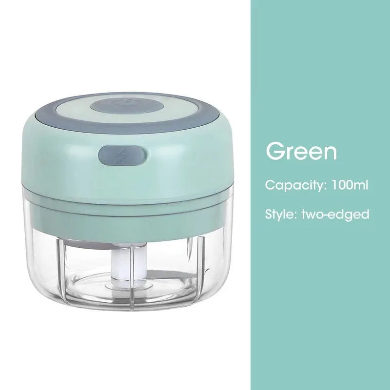 Fruit And Vegetable Garlic Crusher Mini Wireless USB Chopper