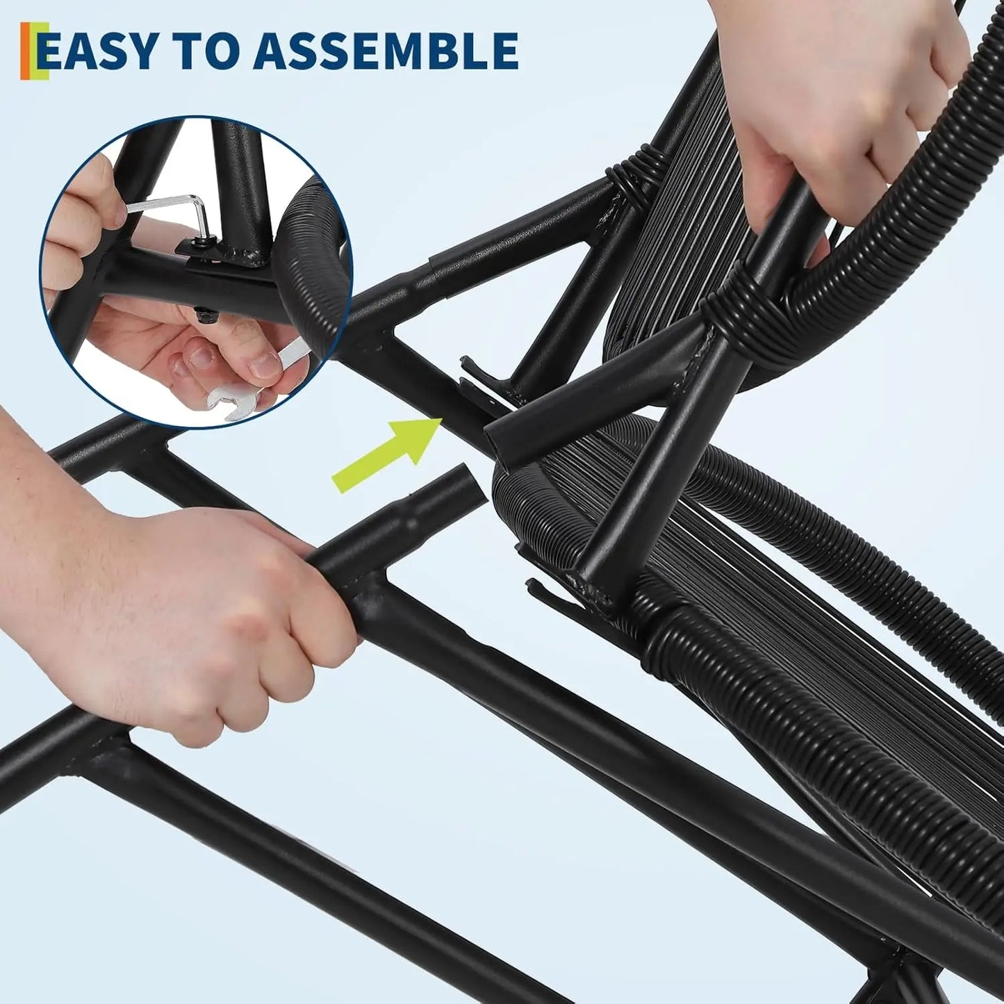 3 Piece Patio Bistro Set, Acapulco Chairs, Garden Bistro Set, Side Table and 2 Chairs, Patio Furniture Set, Indoor and Outdoor