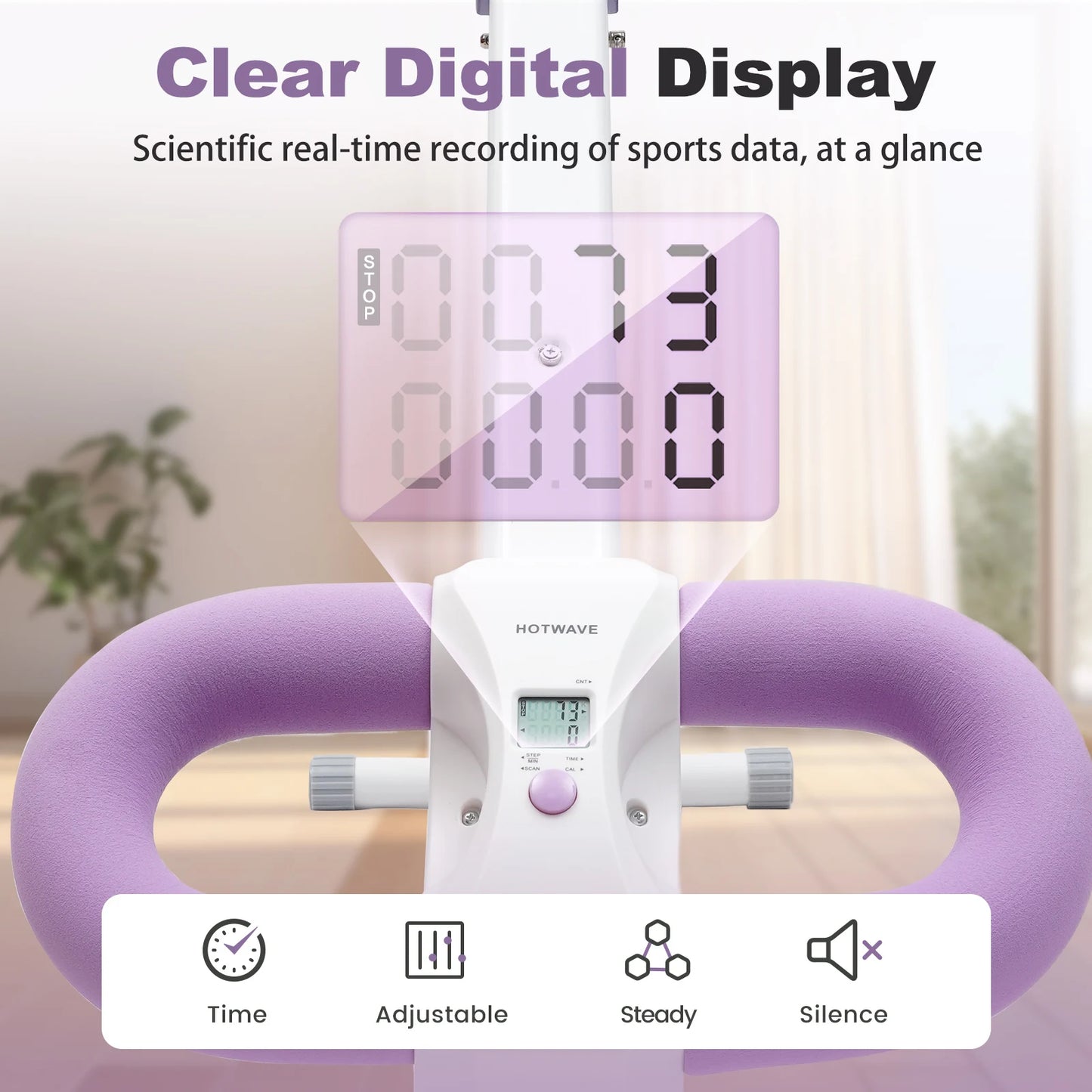 Ab Workout Machine Abdominal Adjustable Folding Crunch Trainer Core Machine Full Body  Equipment for Home Gym