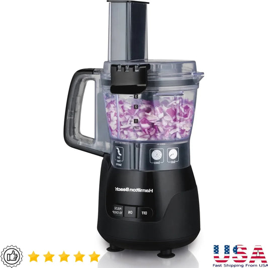 XMSJ Compact Food Processor Blade Chopper Blender Slicer