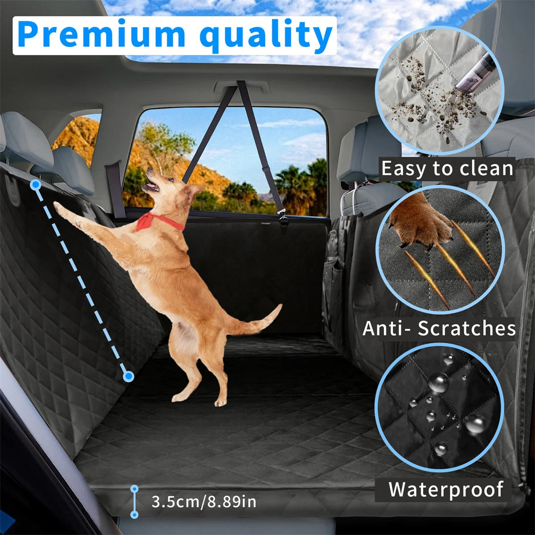 BINGOPAWCN Waterproof Dog Car Seat Cover Hammock Back Seat