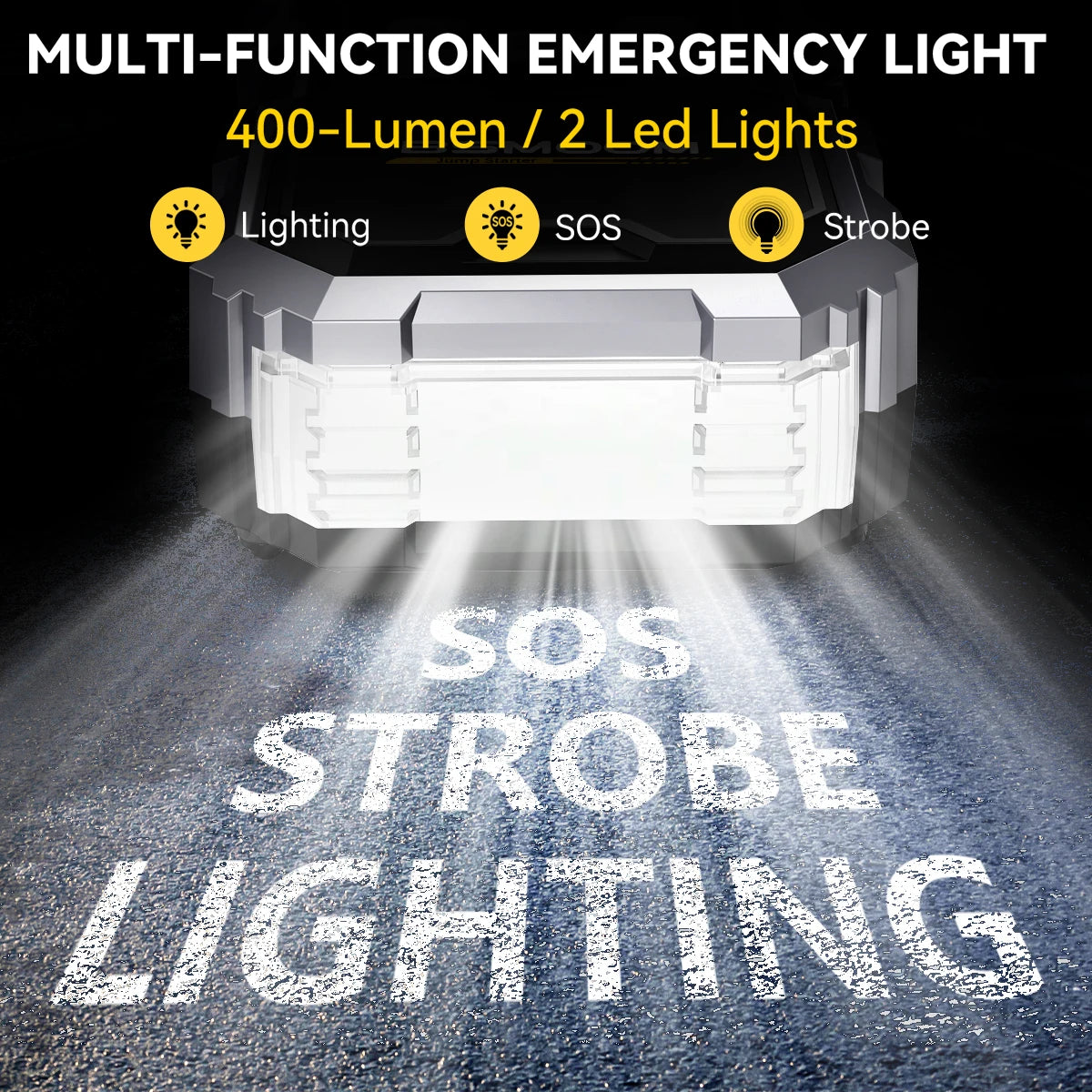 BSMOOM 12V Car Jump Starter Power Bank Emergency Booster