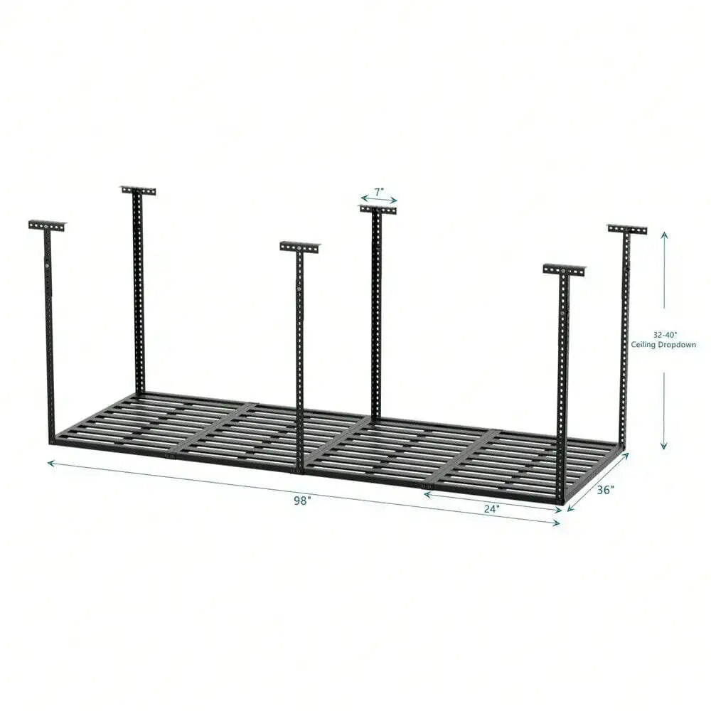 Heavy Duty Garage Ceiling Storage Rack 750 Lbs Capacity