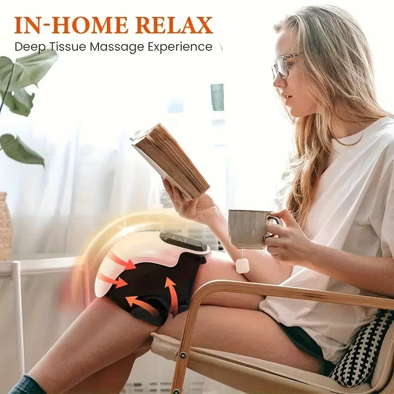 OpeningSmile Wireless Knee Massager With LED And 3 Heating Levels