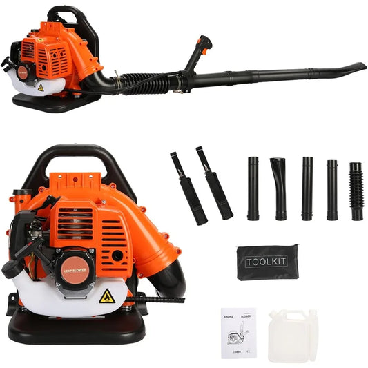 Cordless Backpack Gas Powered Leaf Blower For Efficient Cleaning