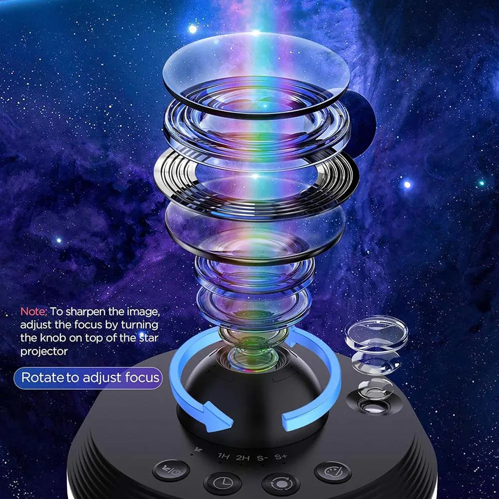 Leclstar 13 in 1 Galaxy Projector Dimmable RGB LED Lights