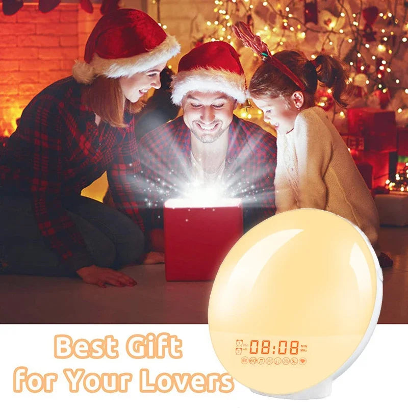 Sunrise Alarm Clock Wake Up Light With FM Radio Night Light