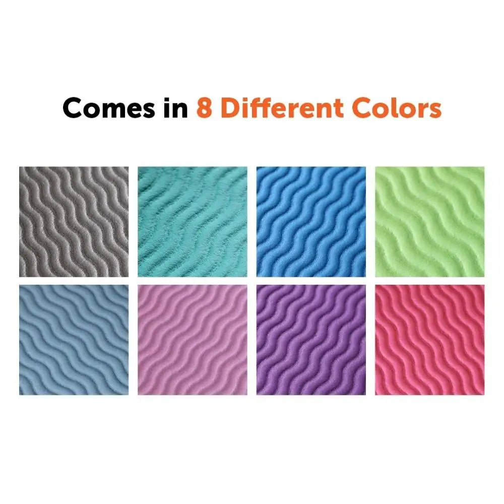 Thick Exercise Mat For Yoga Pilates Gymnastics And Camping