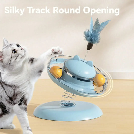 Guangdong Indoor Cat Interactive Feeder 360 Rotating Toy
