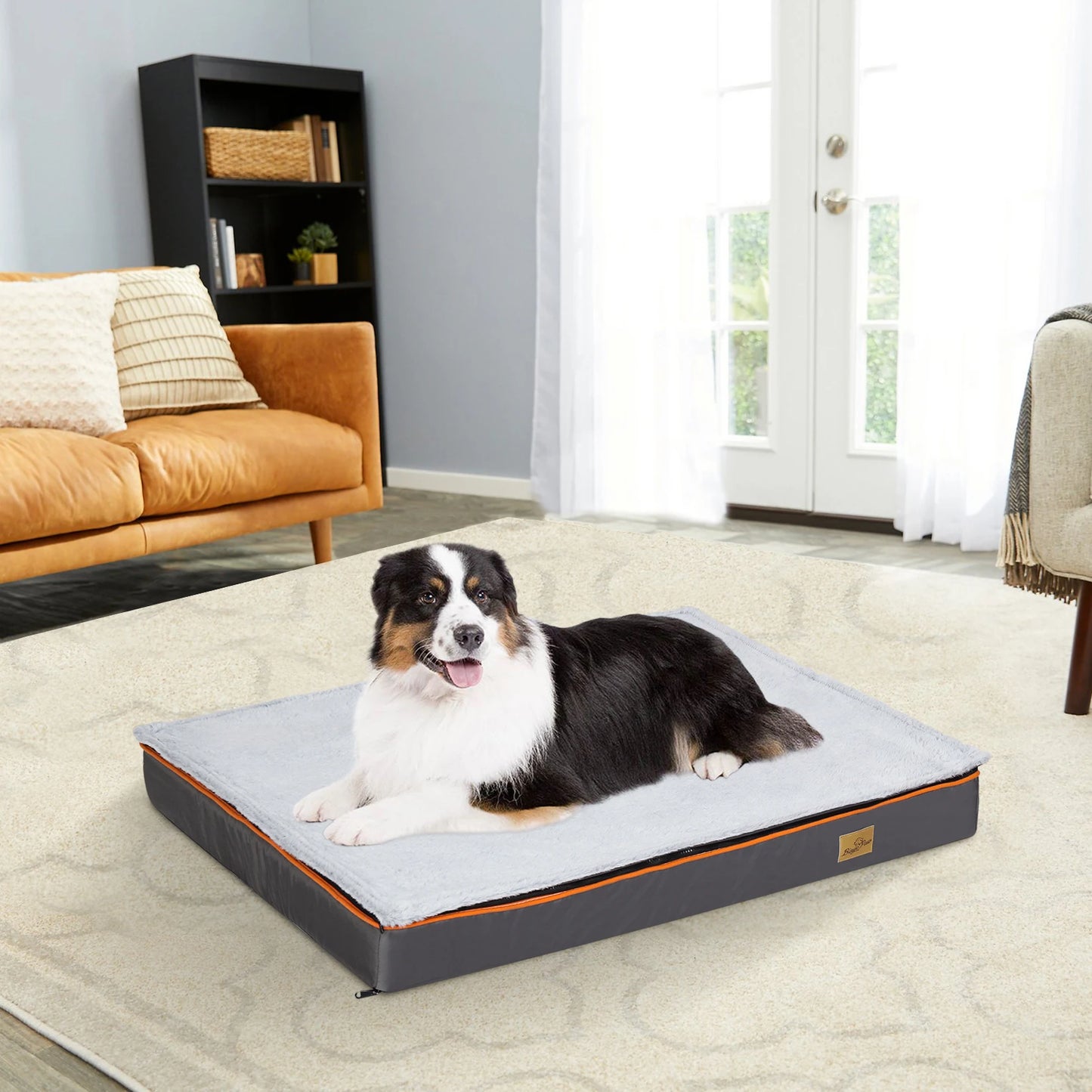 BINGOPAWCN Orthopedic Dog Bed Padded With Washable Cover