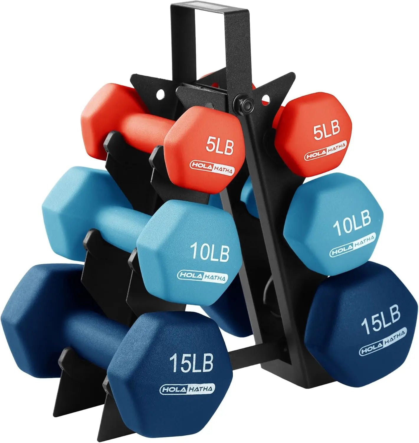 Department Name Men Neoprene Dumbbell Set With Rack