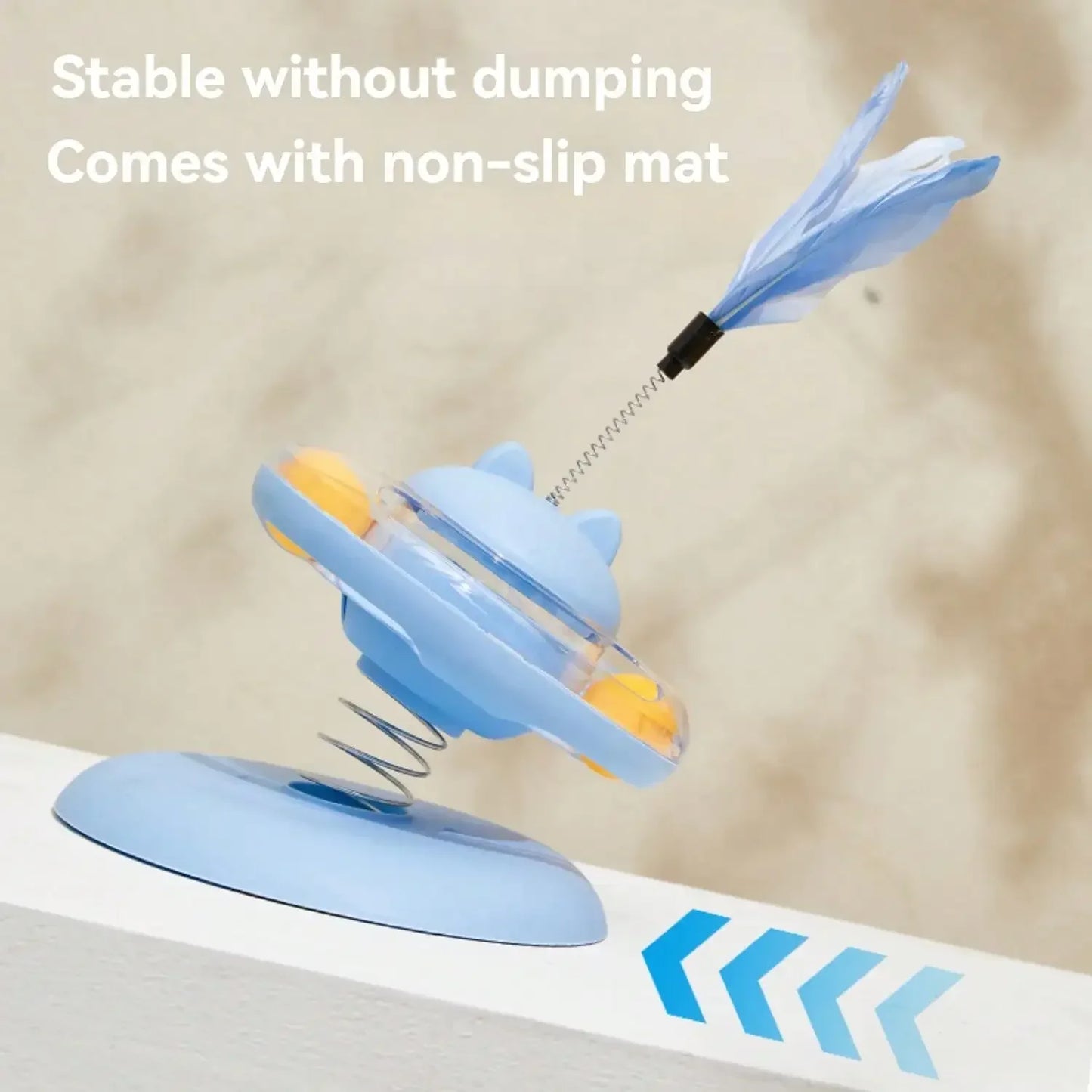 Guangdong Indoor Cat Interactive Feeder 360 Rotating Toy